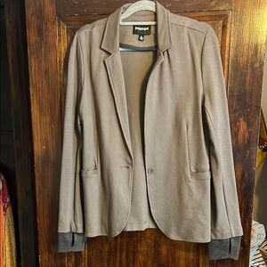 Betabrand grey Blazer Relaxed Fit